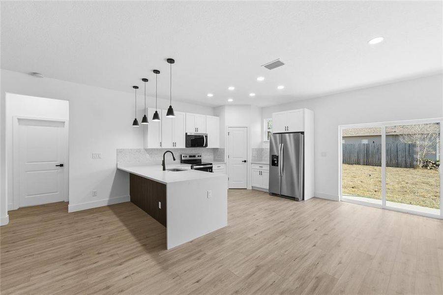 Furnished interior view inside a new home in , Citrus Springs (Image 3).