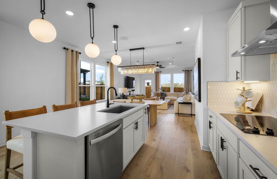 Representative furnished interior of a home built from the Fentress by Pulte Homes in Cameron Place, Austin (Image 34).
