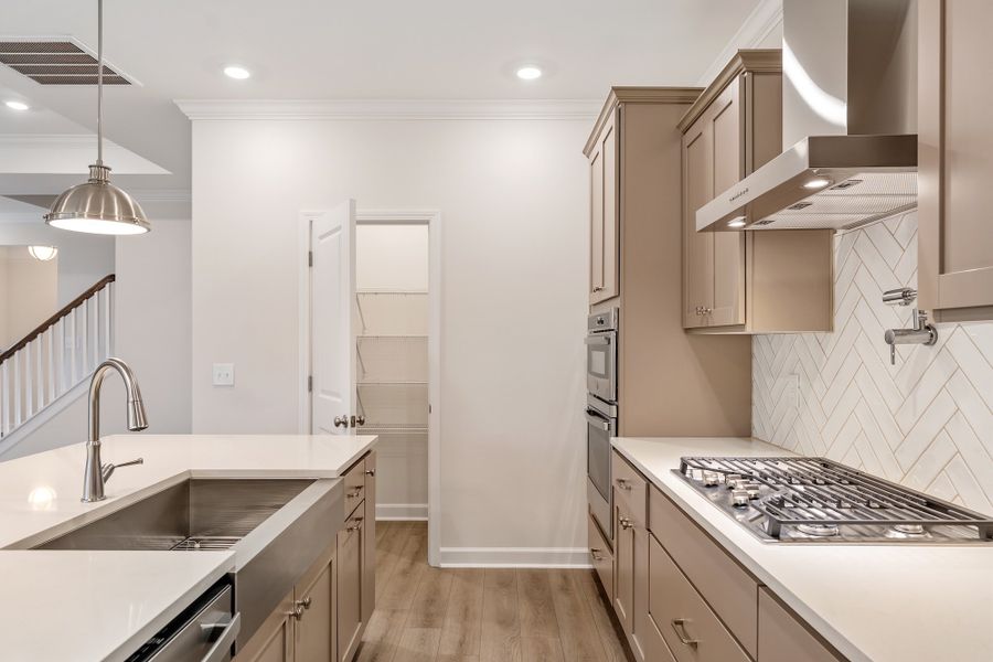 Furnished interior view inside a new home in Landing at Pine Lake, Anderson (Image 10).