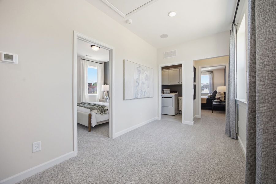Representative furnished interior of a home built from the The Burke C by Davidson Homes LLC in Forestville Yard, Knightdale (Image 30).