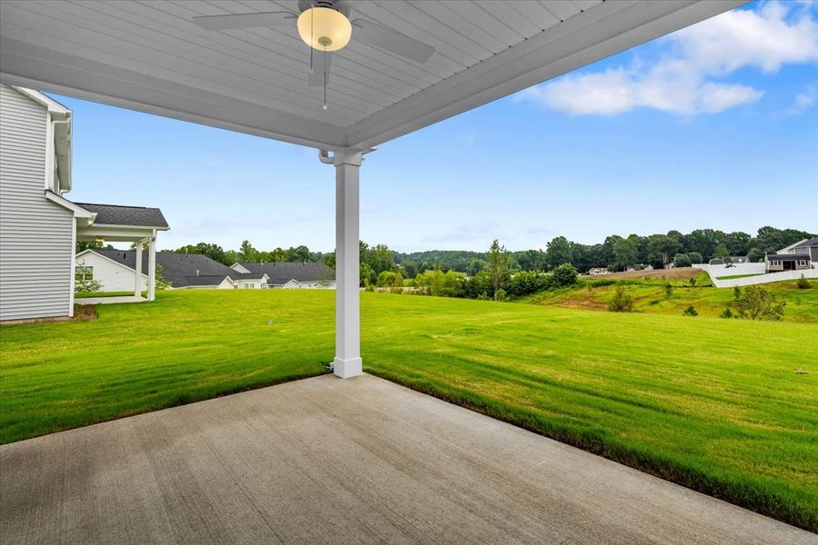 Exterior details and patio area of a home in Fieldstone, Lexington (Image 3).