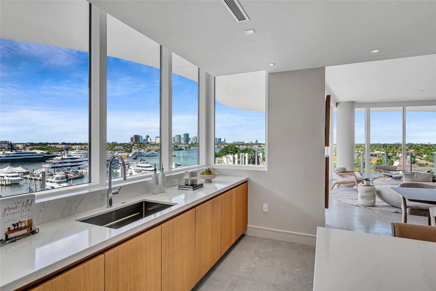 Furnished interior view inside a new home in , Fort Lauderdale (Image 57).