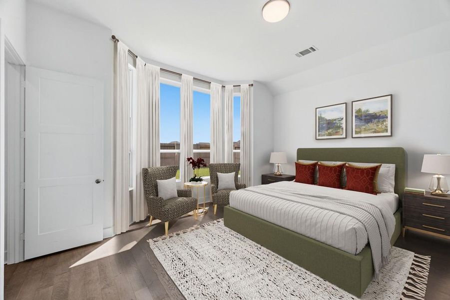 Virtually Staged - Primary Bedroom