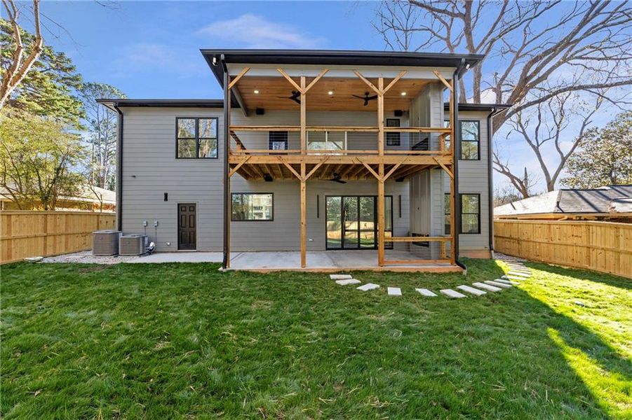 Exterior details and patio area of a home in , Decatur (Image 38).