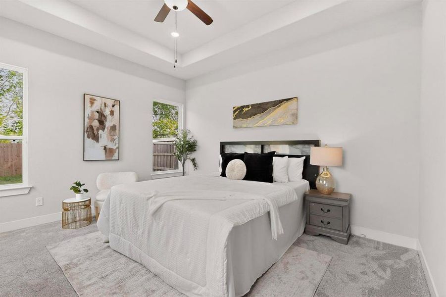 Furnished interior view inside a new home in , Rowlett (Image 16).