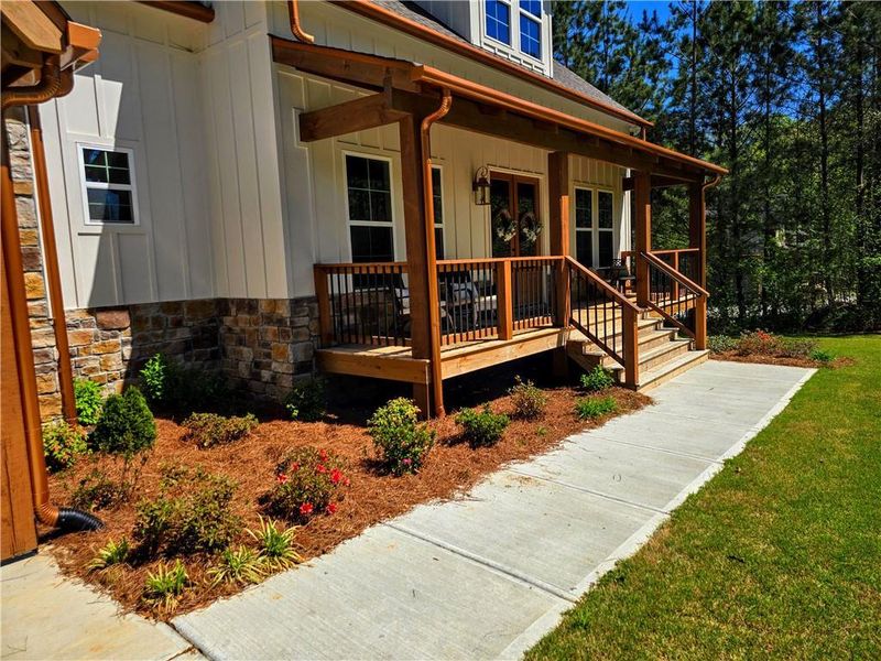 Exterior details and patio area of a home in , Temple (Image 31).