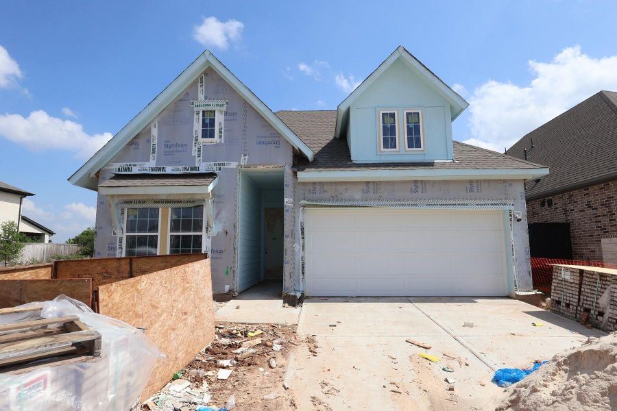 In-progress construction of a new home in Harvest Green - Reserve Collection, Richmond, TX (Image 5).