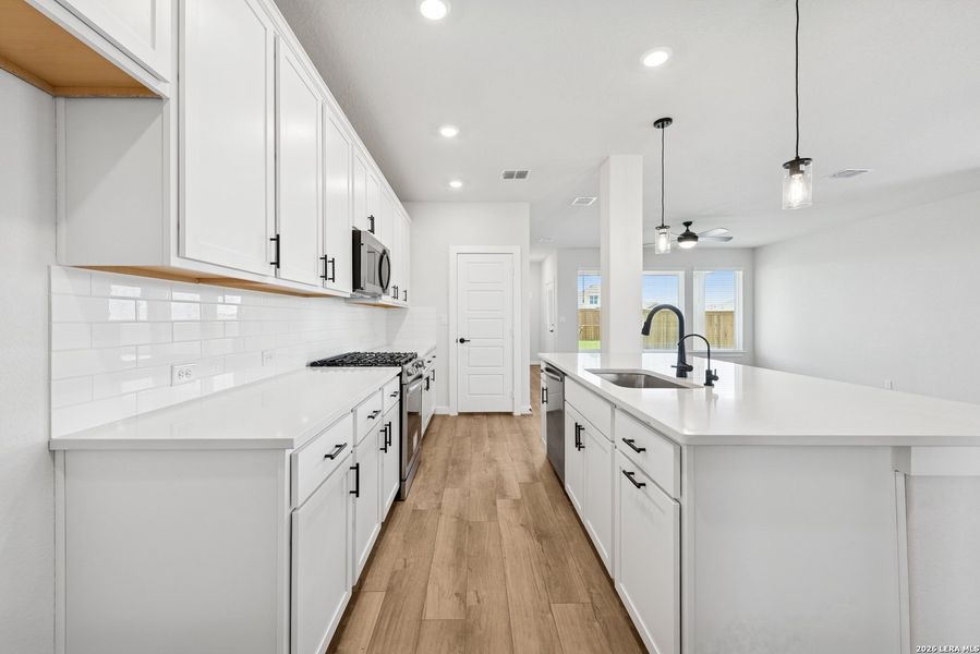 Furnished interior view inside a new home in Mayfair - Select Classic Series, New Braunfels (Image 2).