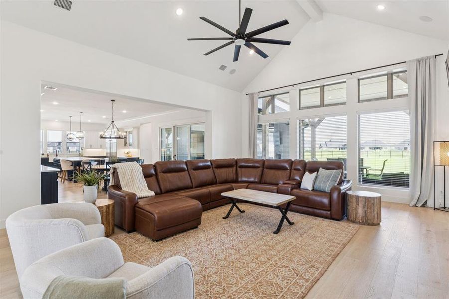 Furnished interior view inside a new home in The Resort on Eagle Mt. Lake, Fort Worth (Image 23). Furnished interior view inside a new home in The Resort on Eagle Mt. Lake, Fort Worth (Image 23).