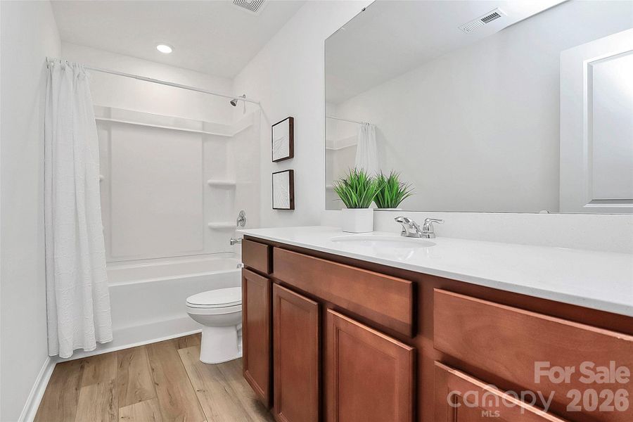 Furnished interior view inside a new home in Sunbriar, Charlotte (Image 16).