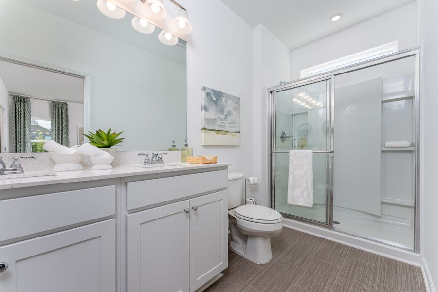 Furnished interior view inside a new home in Marlin Pointe, White House (Image 14).