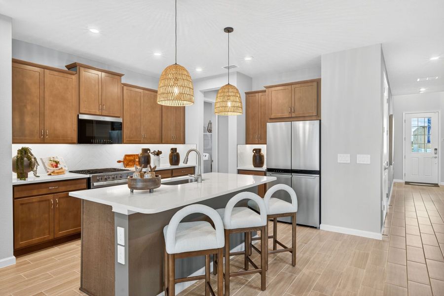 Representative furnished interior of a home built from the Brookstone by Mattamy Homes in Summerlit, Naples (Image 5).