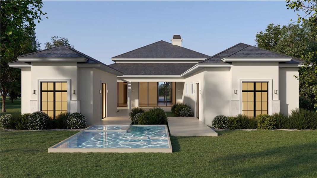 Front exterior of a new home in , Montverde, FL, highlighting curb appeal (Image 5).