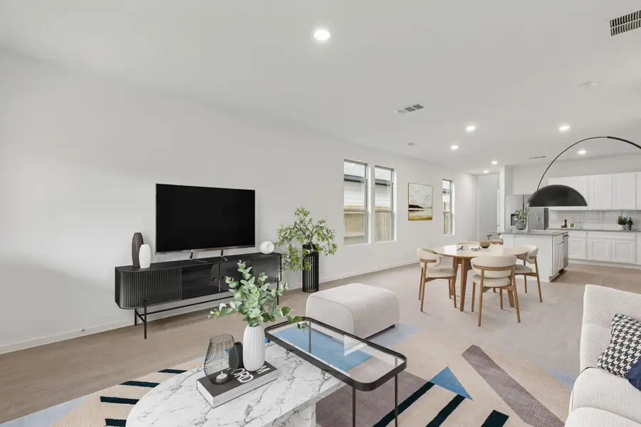 Furnished interior view inside a new home in Mavera, Conroe (Image 11).