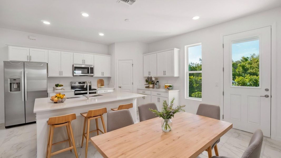 The Kitchen and Dining Room
