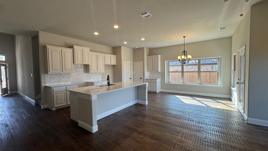 Furnished interior view inside a new home in DeBerry Heritage, Josephine (Image 2). Furnished interior view inside a new home in DeBerry Heritage, Josephine (Image 2).