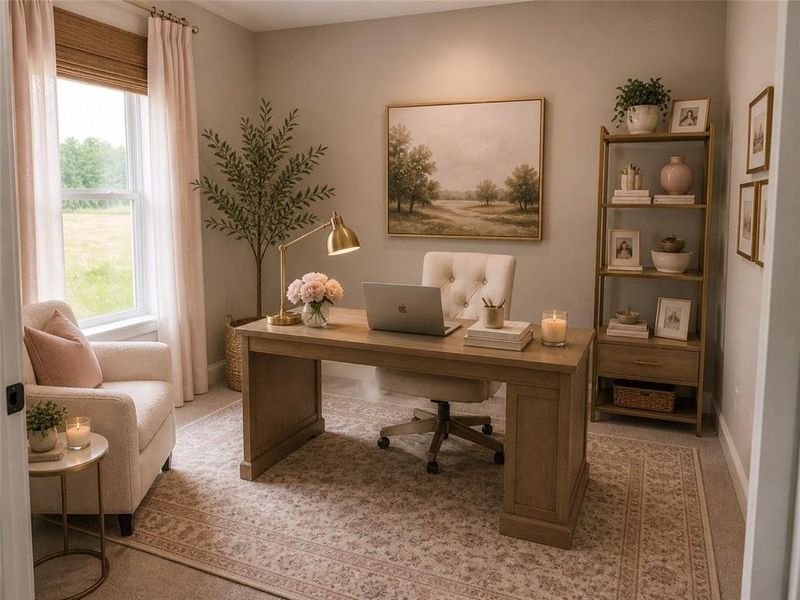 Furnished interior view inside a new home in , Gainesville (Image 11).