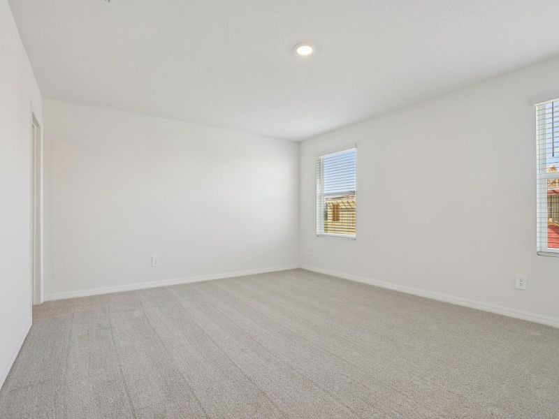 Spacious, unfurnished interior of a new home in The Meadow at Crossprairie Townes, St. Cloud (Image 11). Spacious, unfurnished interior of a new home in The Meadow at Crossprairie Townes, St. Cloud (Image 11).