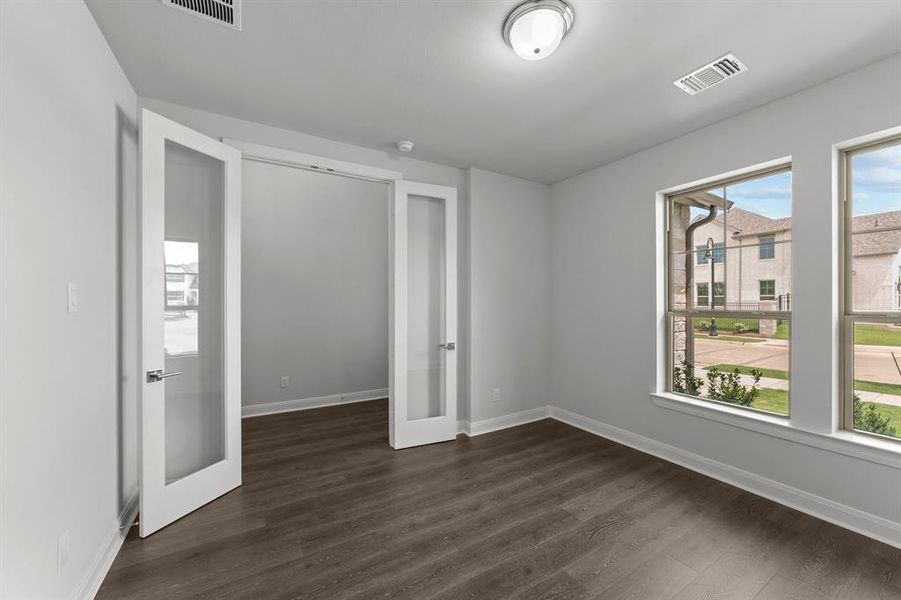 Spacious, unfurnished interior of a new home in Karis - Village Series, Crowley (Image 16). Spacious, unfurnished interior of a new home in Karis - Village Series, Crowley (Image 16).