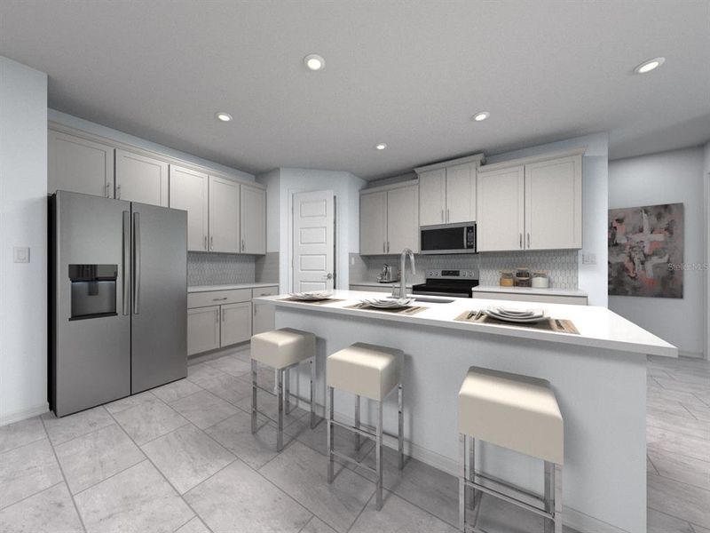 Furnished interior view inside a new home in Pine Ridge Meadows, Hudson (Image 35).