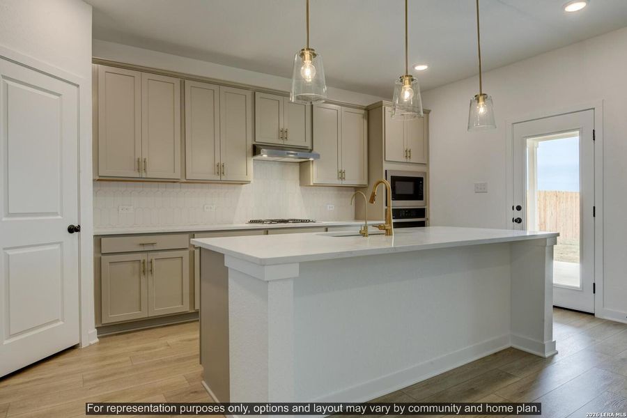 Furnished interior view inside a new home in Arcadia Ridge, San Antonio (Image 11).