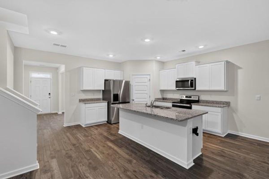 Furnished interior view inside a new home in , Atlanta (Image 4).