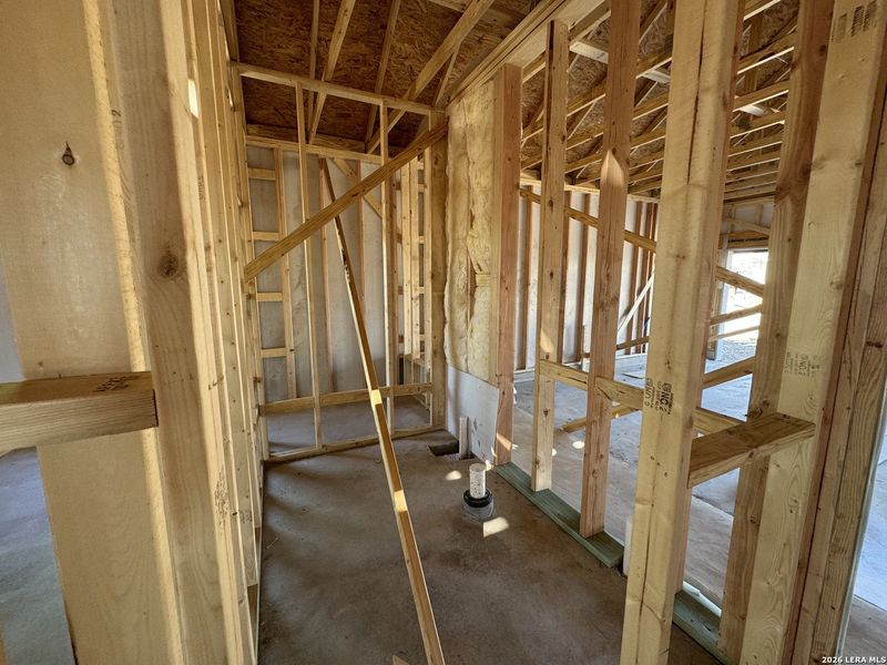 In-progress construction of a new home in Enclave at Hennersby Hollow 50's, San Antonio, TX (Image 15).