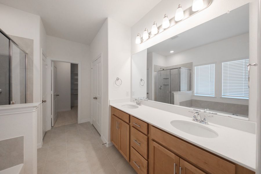 Furnished interior view inside a new home in The Villages of Hurricane Creek, Anna (Image 8).
