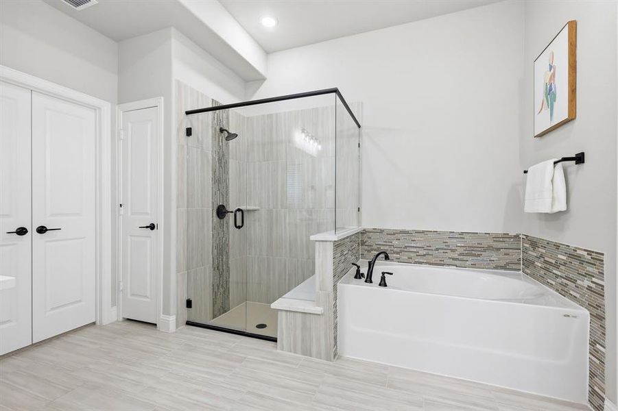 Furnished interior view inside a new home in Union Park, Little Elm (Image 35). Furnished interior view inside a new home in Union Park, Little Elm (Image 35).