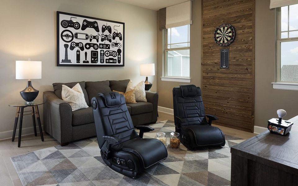 Furnished interior view inside a new home in Easton Park, Austin (Image 12).