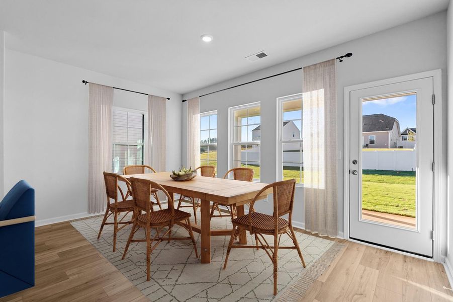 Furnished interior view inside a new home in Six Oaks, Summerville (Image 7).