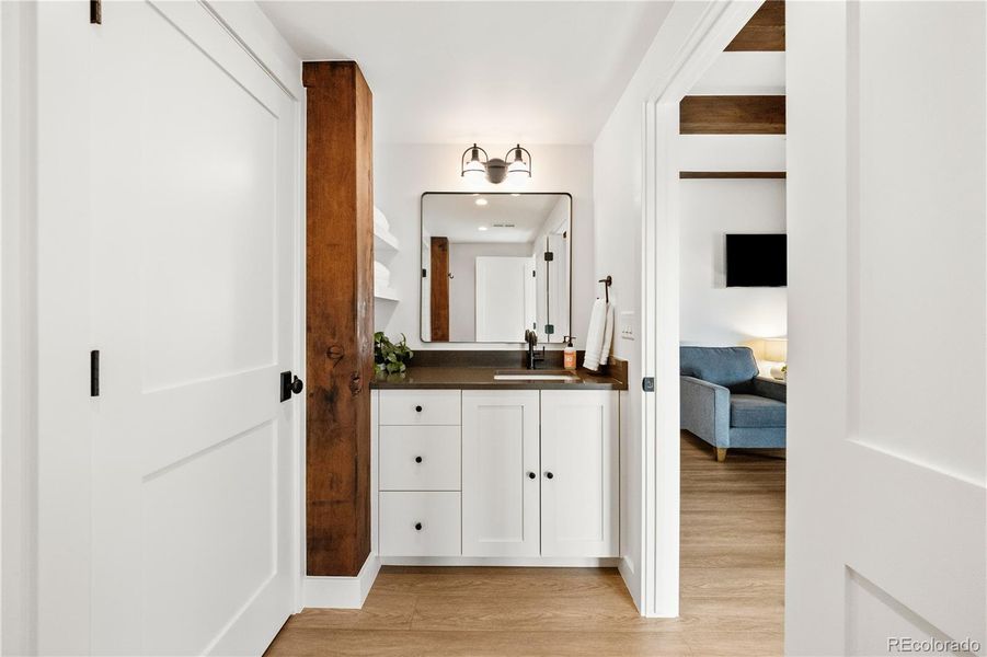 Furnished interior view inside a new home in , Evergreen (Image 20).