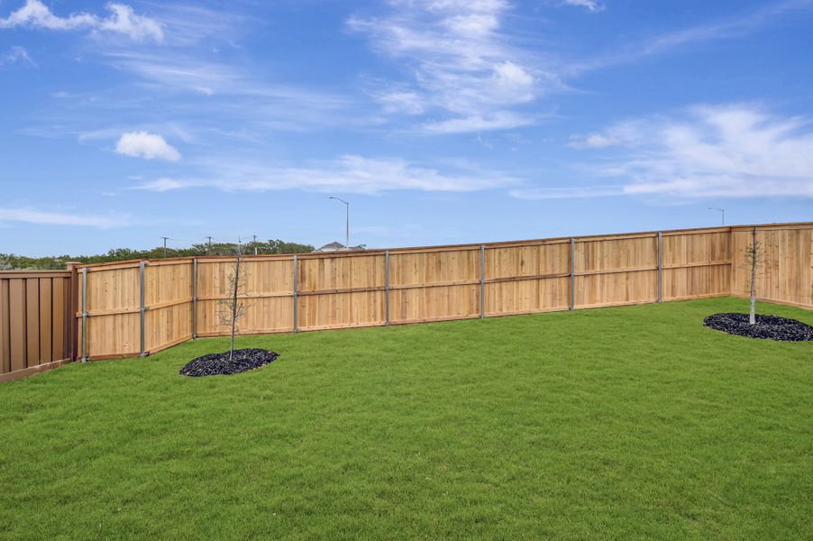 Exterior details and patio area of a home in Mayfair - Select Classic Series, New Braunfels (Image 3).