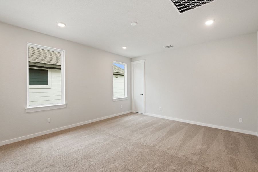 Spacious, unfurnished interior of a new home in Terrace Collection at Lariat, Liberty Hill (Image 33). Spacious, unfurnished interior of a new home in Terrace Collection at Lariat, Liberty Hill (Image 33).