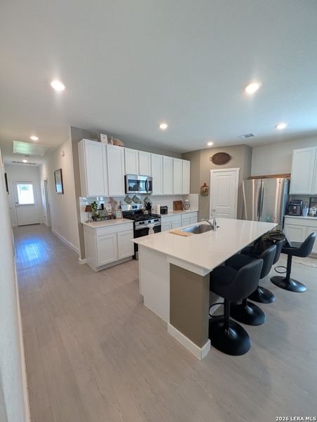 Furnished interior view inside a new home in Rose Valley, Converse (Image 6).