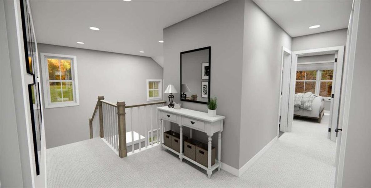 Furnished interior view inside a new home in , Carrollton (Image 25).