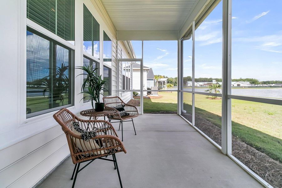 Furnished interior view inside a new home in Horizons at Summers Corner | 55+: The Legends, Summerville (Image 16).