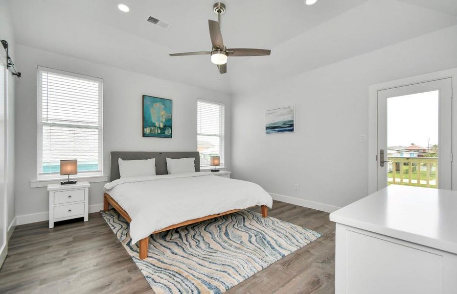 Furnished interior view inside a new home in , Galveston (Image 29). Furnished interior view inside a new home in , Galveston (Image 29).