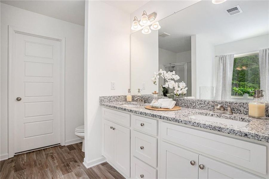 Furnished interior view inside a new home in Vineyard Park, Griffin (Image 20). Furnished interior view inside a new home in Vineyard Park, Griffin (Image 20).