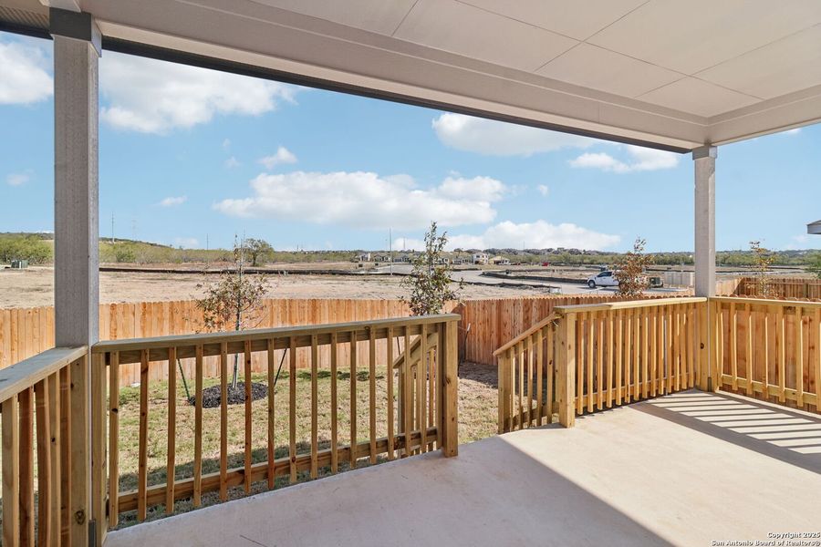 Exterior details and patio area of a home in Remington Ranch, San Antonio (Image 25). Exterior details and patio area of a home in Remington Ranch, San Antonio (Image 25).