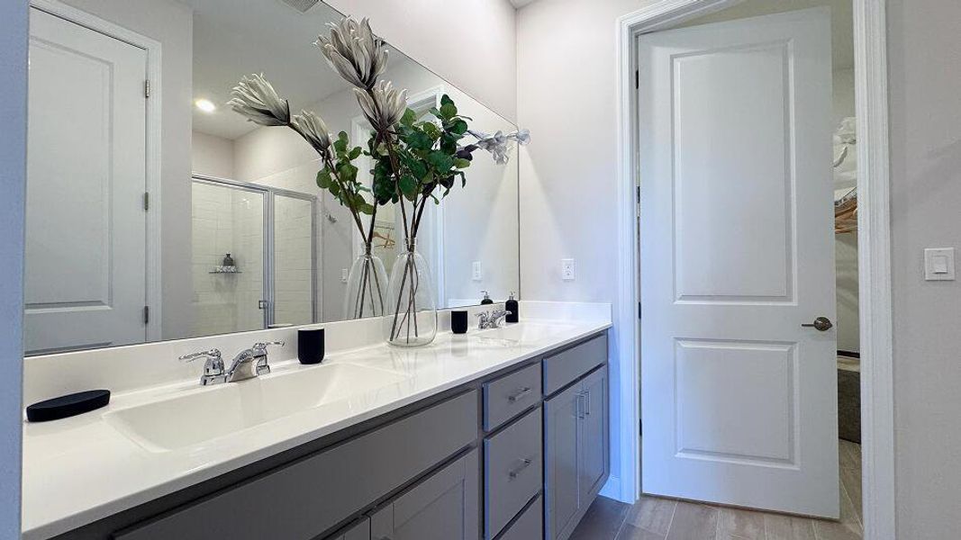 Furnished interior view inside a new home in Delray Trails: The Villas, Delray Beach (Image 7).