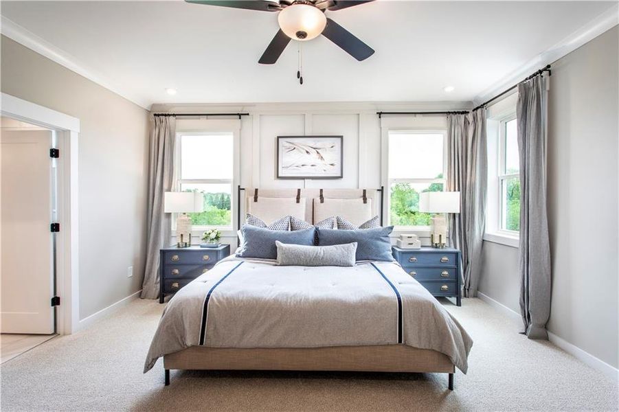 Furnished interior view inside a new home in Wisteria at GreenHouse, Marietta (Image 24).