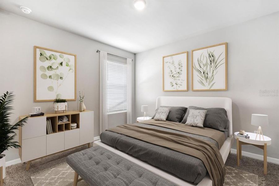 Furnished interior view inside a new home in Coral Lakes - Tradition & Express, Punta Gorda (Image 9).