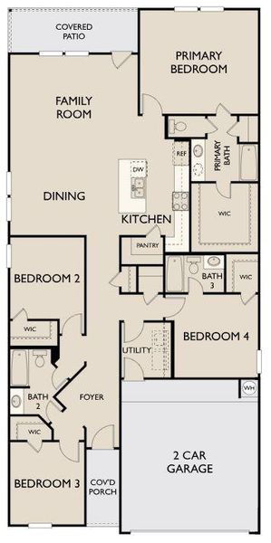 The Hamilton Floor plan The Hamilton Floor plan