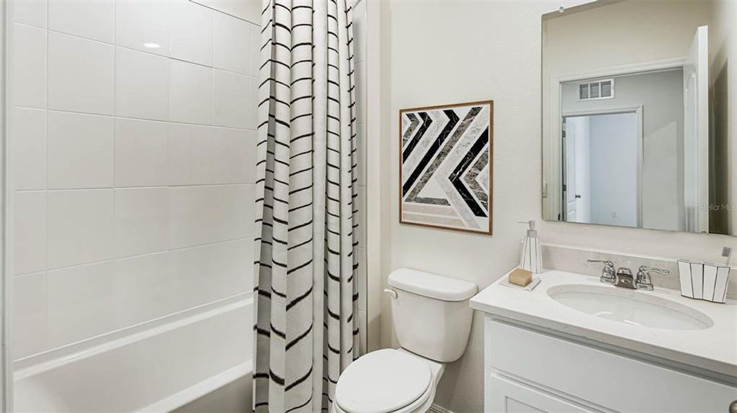 Furnished interior view inside a new home in Crossroads at Kelly Park, Apopka (Image 7). Furnished interior view inside a new home in Crossroads at Kelly Park, Apopka (Image 7).