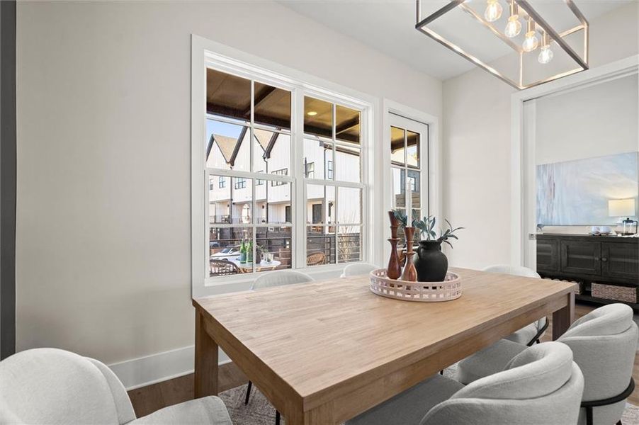 Furnished interior view inside a new home in , Alpharetta (Image 20). Furnished interior view inside a new home in , Alpharetta (Image 20).