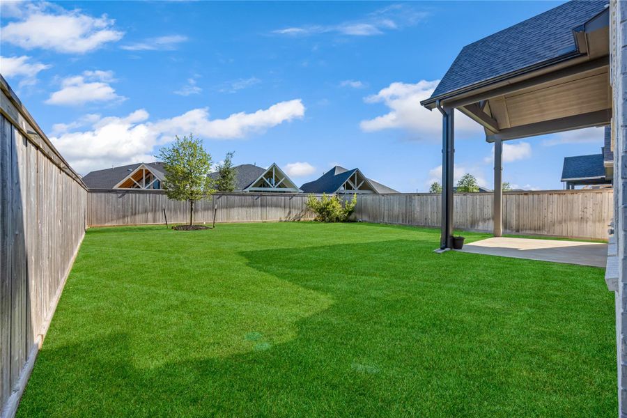 Exterior details and patio area of a home in , Cypress (Image 4).