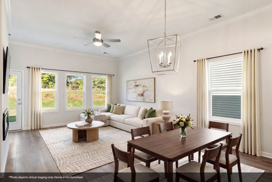 Furnished interior view inside a new home in Landmark Commons, Boiling Springs (Image 6).