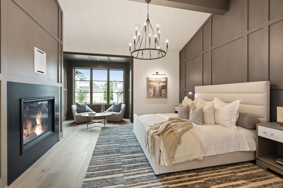 Furnished interior view inside a new home in , Houston (Image 17).