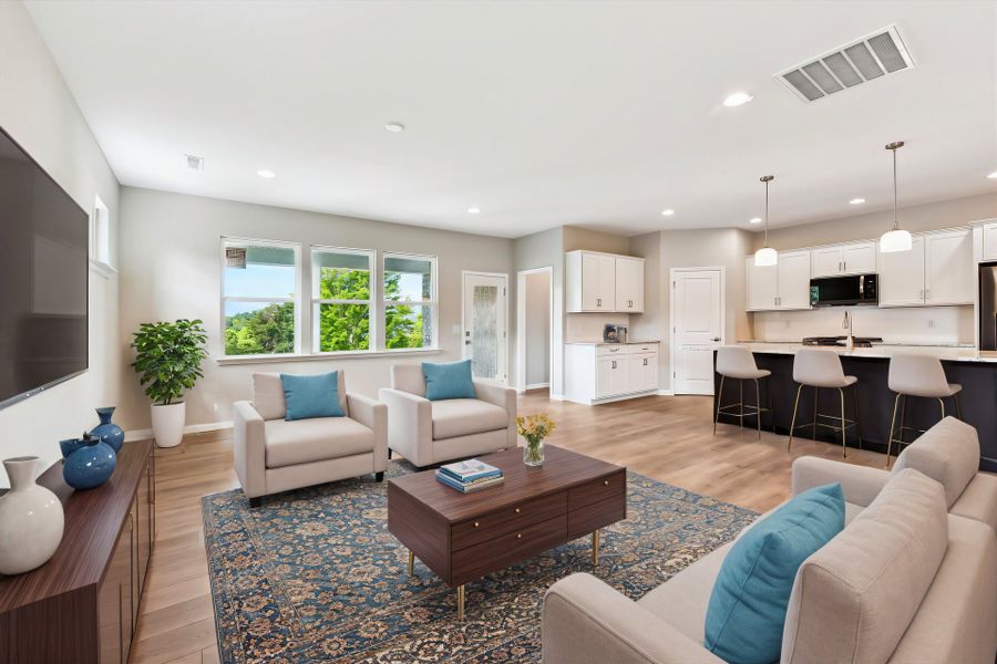 Representative furnished interior of a home built from the Tillery by Caruso Homes in Blue Run, Raleigh (Image 5). Representative furnished interior of a home built from the Tillery by Caruso Homes in Blue Run, Raleigh (Image 5).